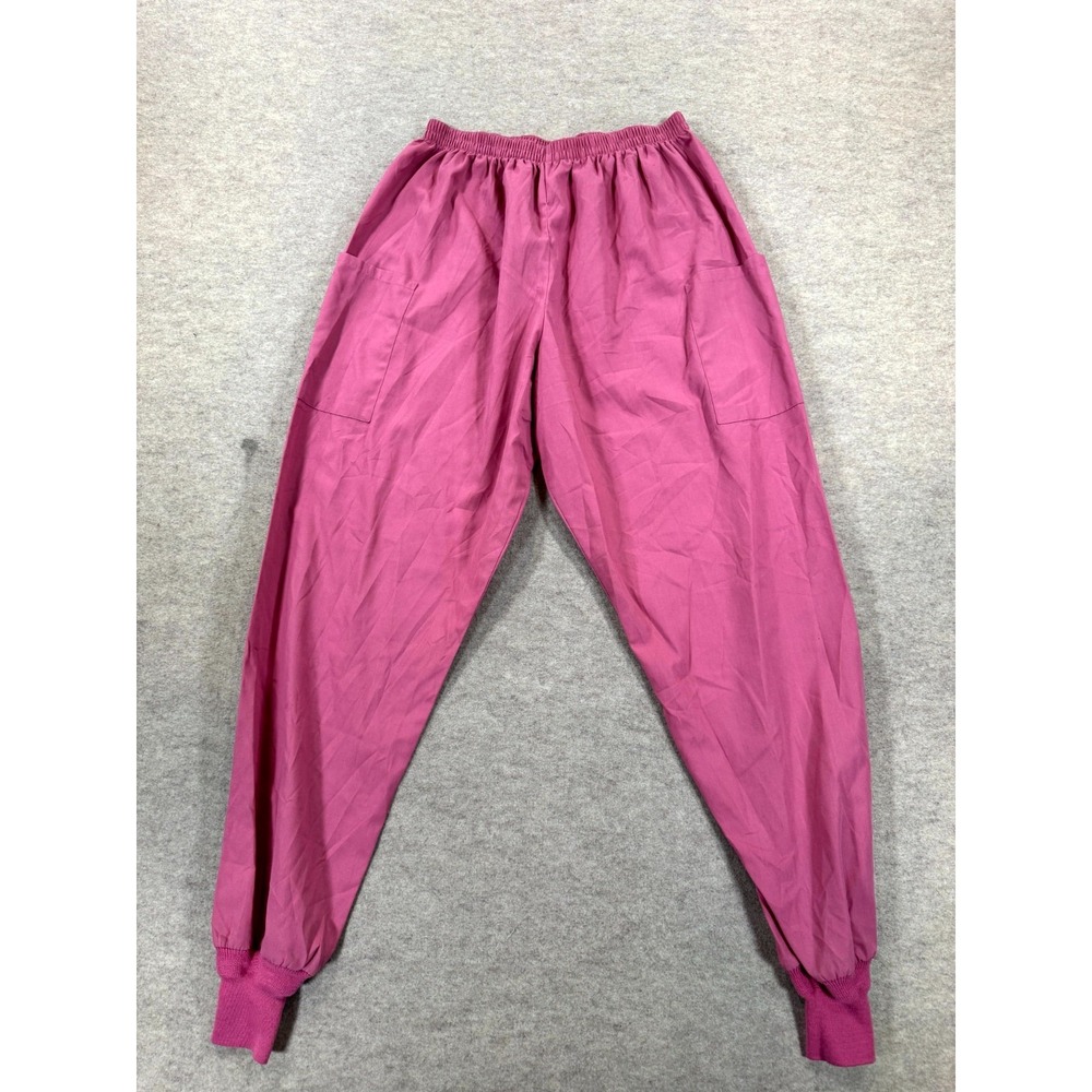 VTG Simply Basic Jogger Pants Womens Large Pink High Rise Athletic Tapered Leg